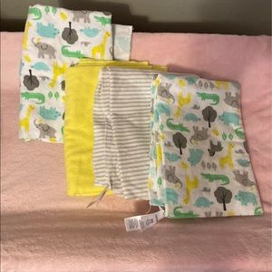 4- swaddle blankets